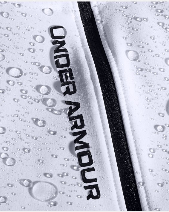Men's UA Storm Evolution Daytona ½ Zip, White, pdpMainDesktop image number 4